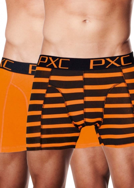 Boxerkalsonger, boxer 2P orange randig - PXC Underwear
